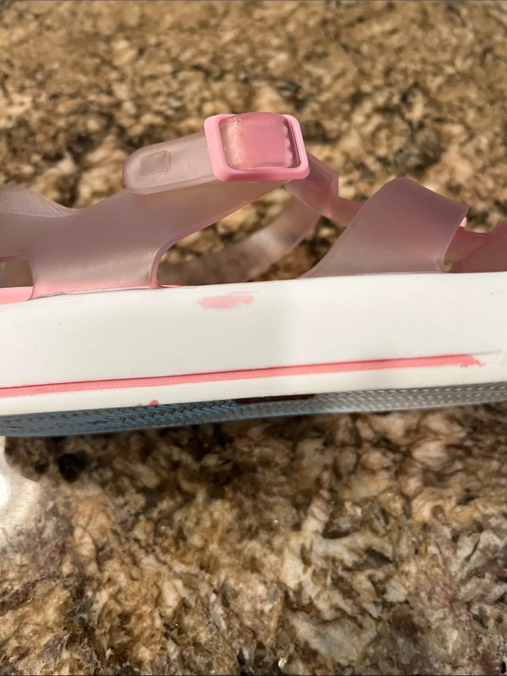Dolce & Gabbana Pink Jelly Kids Sandals with DG Logo
